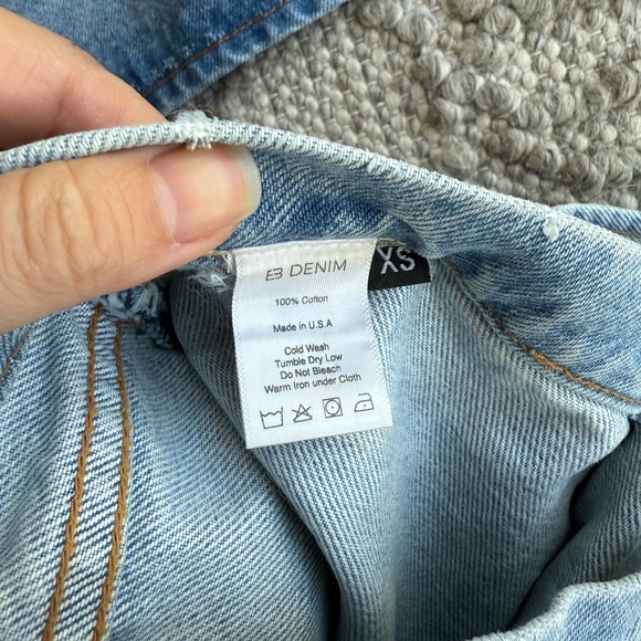 x REVOLVE Lace Up Top & Shortd in Medium Wash - Picture 9 of 11